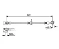 BOSCH Brzdov� hadice BO 1987481974, 1 987 481 974