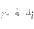 BOSCH Brzdov hadice BO 1987481982, 1 987 481 982