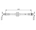 BOSCH Brzdov hadice BO 1987481986, 1 987 481 986