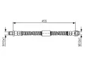 BOSCH Brzdová hadice BO 1987481A02, 1 987 481 A02