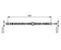 BOSCH Brzdov hadice BO 1987481A03, 1 987 481 A03