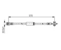 BOSCH Brzdov hadice BO 1987481A04, 1 987 481 A04