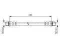 BOSCH Brzdov hadice BO 1987481A12, 1 987 481 A12