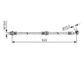 BOSCH Brzdov hadice BO 1987481A31, 1 987 481 A31