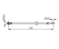 BOSCH Brzdov� hadice BO 1987481A33, 1 987 481 A33