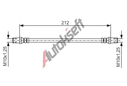 BOSCH Brzdov� hadice BO 1987481A50, 1 987 481 A50