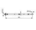 Brzdov� hadice&nbsp;BOSCH&nbsp;&dash;&nbsp;BO 1987481A53