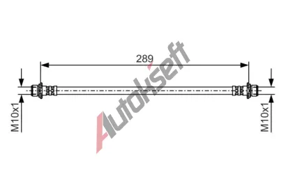 BOSCH Brzdová hadice BO 1987481A59, 1 987 481 A59 BOSCH Brzdová hadice BO 1987481A59, 1 987 481 A59