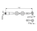 BOSCH Brzdová hadice BO 1987481B20, 1 987 481 B20