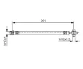 BOSCH Brzdov hadice BO 1987481B21, 1 987 481 B21