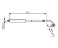 BOSCH Brzdov� hadice BO 1987481B24, 1 987 481 B24