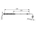 BOSCH Brzdov hadice BO 1987481B27, 1 987 481 B27
