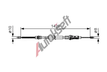 BOSCH Tan lanko - parkovac brzda BO 1987482013, 1 987 482 013