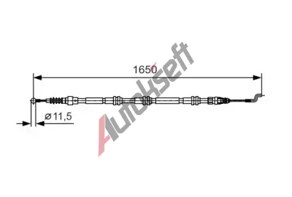 BOSCH Tan lanko - parkovac brzda BO 1987482016, 1 987 482 016