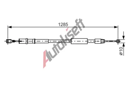 BOSCH Tan lanko - parkovac brzda BO 1987482026, 1 987 482 026