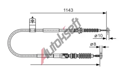 BOSCH Tan lanko - parkovac brzda BO 1987482056, 1 987 482 056