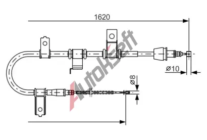 BOSCH Tan lanko - parkovac brzda BO 1987482071, 1 987 482 071