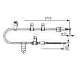 Tan lanko parkovac brzdy BOSCH ‐ BO 1987482077