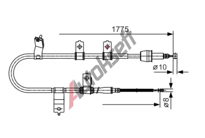 BOSCH Tan lanko - parkovac brzda BO 1987482077, 1 987 482 077