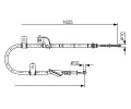 Tan lanko parkovac brzdy BOSCH ‐ BO 1987482081