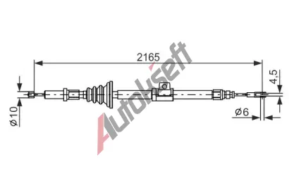 BOSCH Tan lanko - parkovac brzda BO 1987482105, 1 987 482 105