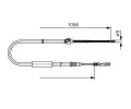 BOSCH Tan lanko - parkovac brzda ‐ BO 1987482125
