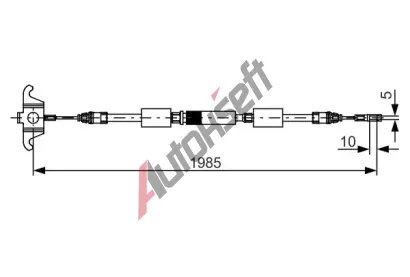 BOSCH Tan lanko parkovac brzdy BO 1987482128, 1 987 482 128