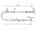 Tan lanko parkovac brzdy BOSCH ‐ BO 1987482176