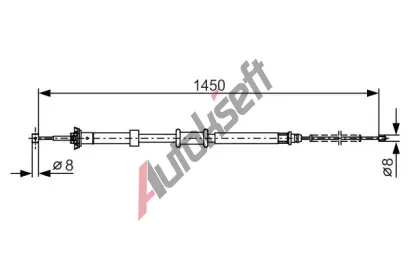 BOSCH Tan lanko - parkovac brzda BO 1987482199, 1 987 482 199