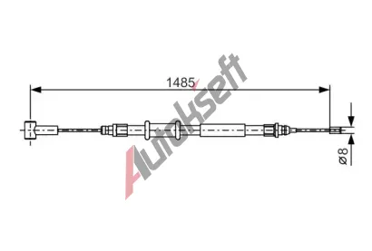 BOSCH Tan lanko - parkovac brzda BO 1987482214, 1 987 482 214