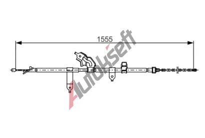 BOSCH Tan lanko - parkovac brzda BO 1987482221, 1 987 482 221