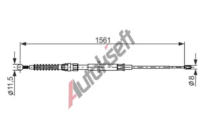 BOSCH Tan lanko - parkovac brzda BO 1987482264, 1 987 482 264