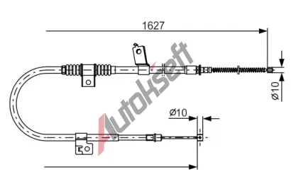 BOSCH Tan lanko - parkovac brzda BO 1987482274, 1 987 482 274