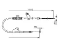 Tan lanko parkovac brzdy BOSCH ‐ BO 1987482275