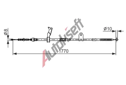 BOSCH Tan lanko - parkovac brzda BO 1987482300, 1 987 482 300