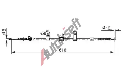 BOSCH Tan lanko - parkovac brzda BO 1987482307, 1 987 482 307