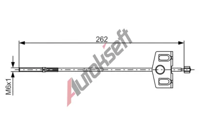 BOSCH Tan lanko - parkovac brzda BO 1987482337, 1 987 482 337