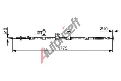 BOSCH Tan lanko - parkovac brzda BO 1987482347, 1 987 482 347