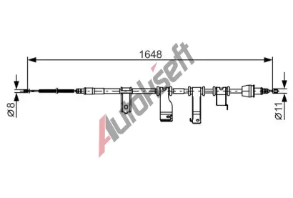 BOSCH Tan lanko - parkovac brzda BO 1987482350, 1 987 482 350