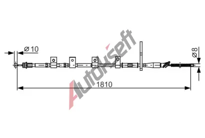 BOSCH Tan lanko - parkovac brzda BO 1987482356, 1 987 482 356