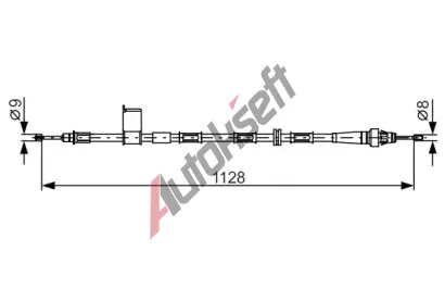 BOSCH Tan lanko - parkovac brzda BO 1987482363, 1 987 482 363