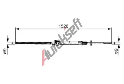 BOSCH Tan lanko parkovac brzdy BO 1987482374, 1 987 482 374