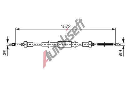 BOSCH Tan lanko - parkovac brzda BO 1987482384, 1 987 482 384