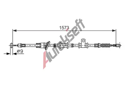 BOSCH Tan lanko - parkovac brzda BO 1987482399, 1 987 482 399