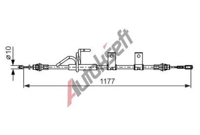 BOSCH Tan lanko parkovac brzdy BO 1987482404, 1 987 482 404