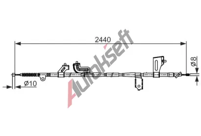 BOSCH Tan lanko - parkovac brzda BO 1987482425, 1 987 482 425