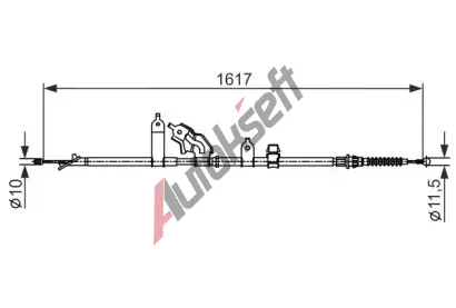 BOSCH Tan lanko - parkovac brzda BO 1987482441, 1 987 482 441