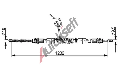 BOSCH Tan lanko parkovac brzdy BO 1987482462, 1 987 482 462