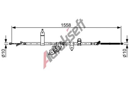 BOSCH Tan lanko parkovac brzdy BO 1987482512, 1 987 482 512