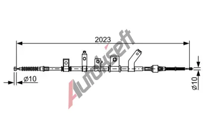 BOSCH Tan lanko parkovac brzdy BO 1987482515, 1 987 482 515